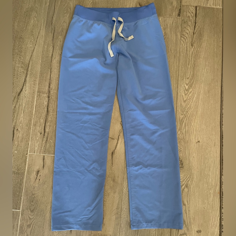 Figs Ceil Blue Livingston Basic Scrub Pants XS Petite